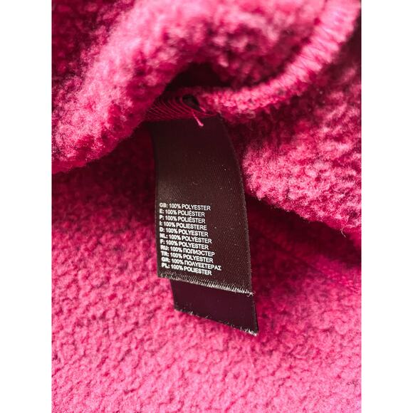 Women's North Face Cranberry Colored Quarter Zip Sweater Size Small - Picture 2 of 5